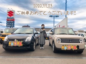 ラパンご納車おめでとうございます！